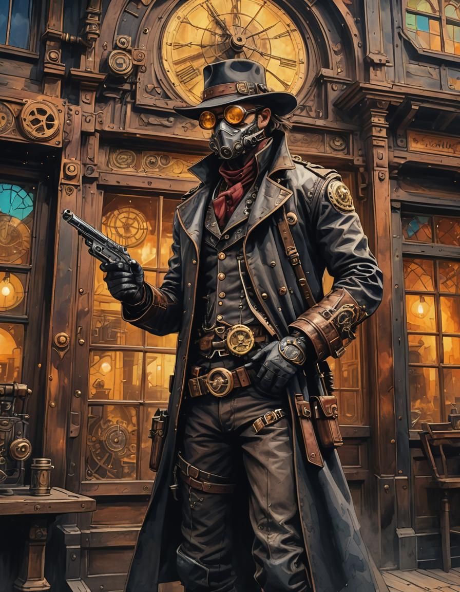 steampunk cowboy