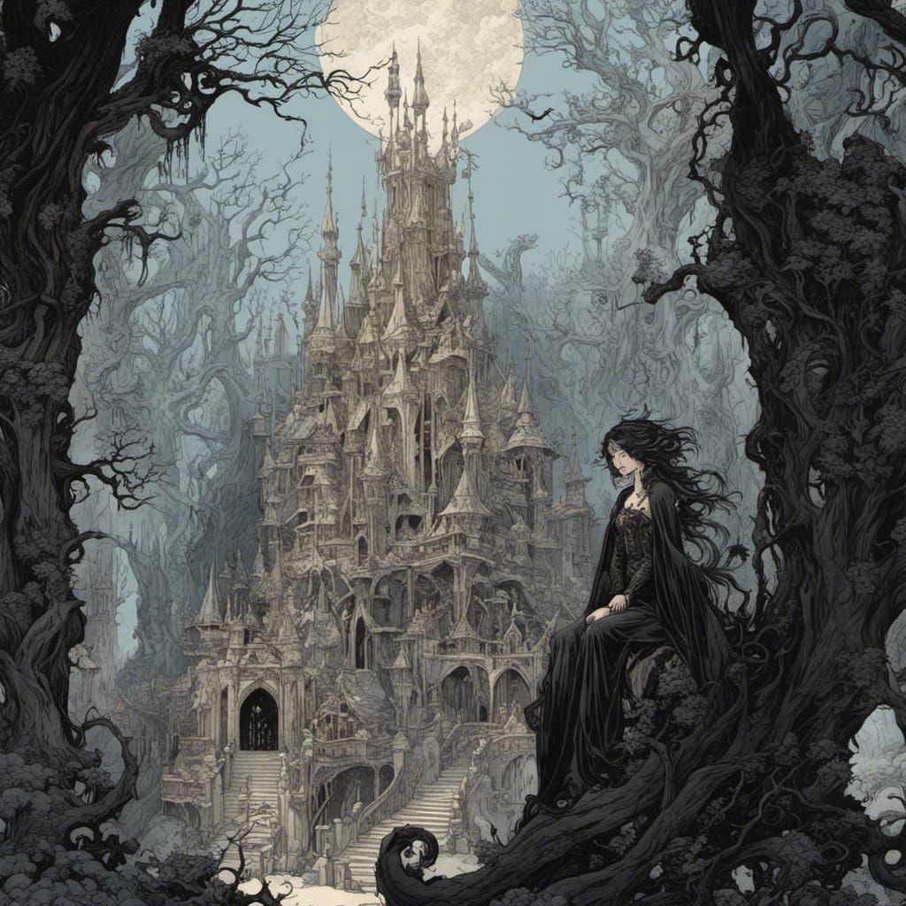 Mab, Dark Queen of Unseelie Winter Faerie