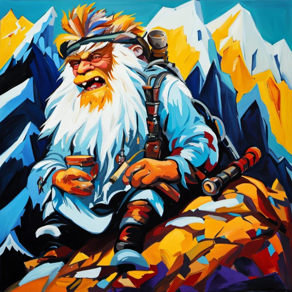 Grumpy Willem Dafoe Yeti