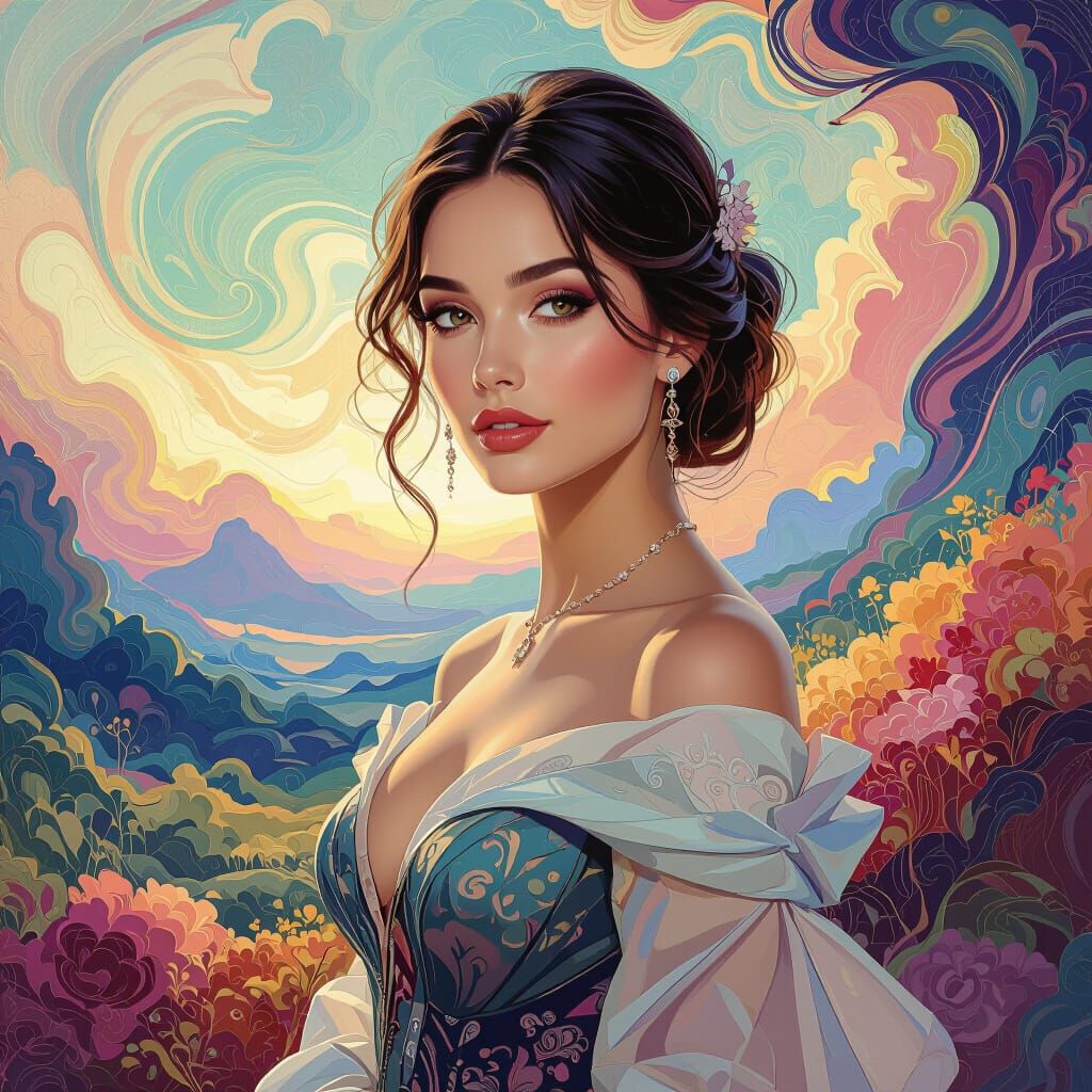 Jolie dame , douceur d'été !!!