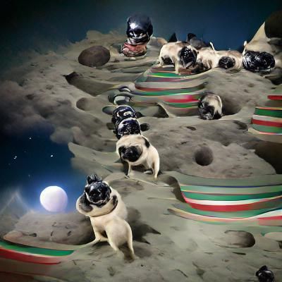 Mexican Pug Army's Lunar Invasion