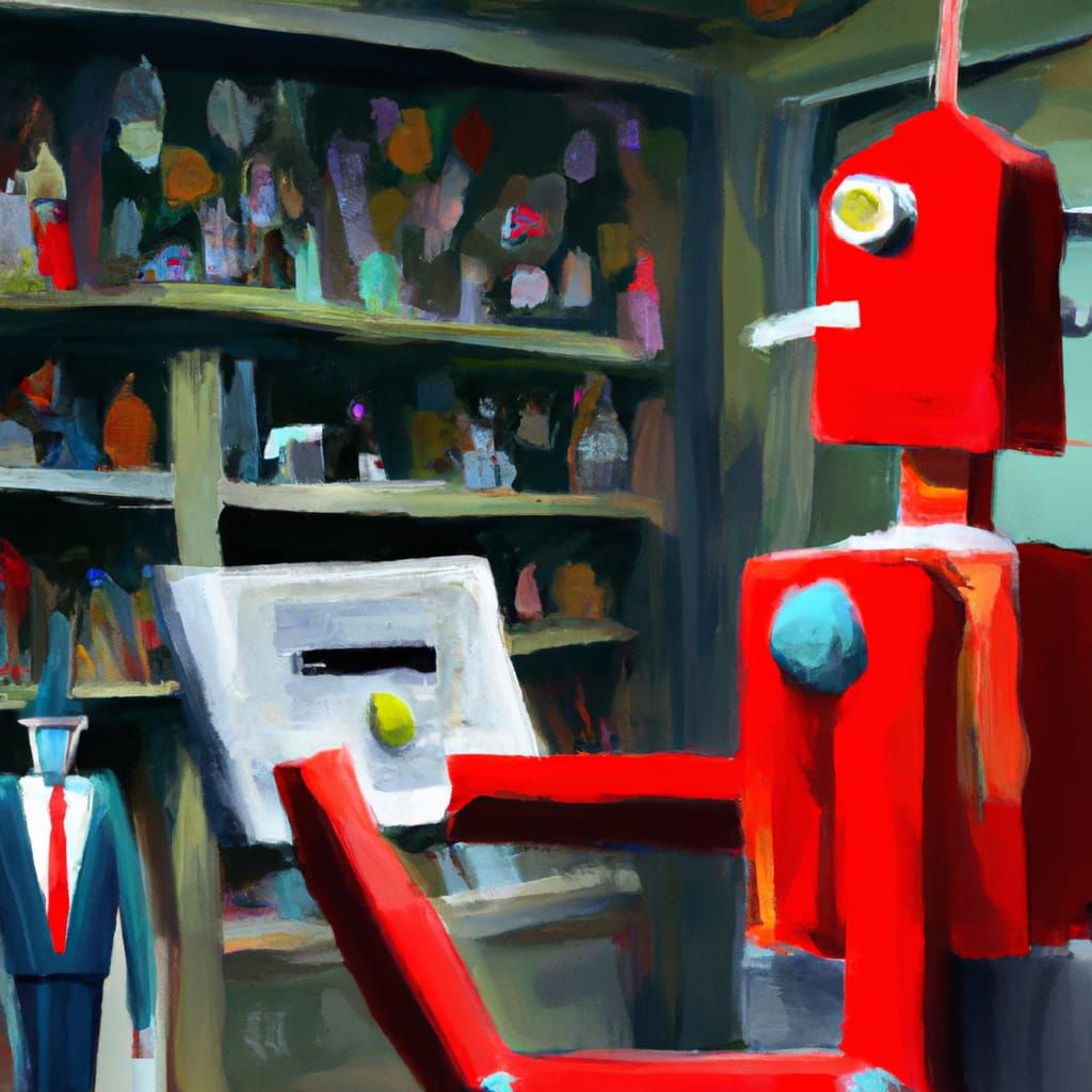 Robot's Existential Crisis: Impasto Geometric 3D Rendering