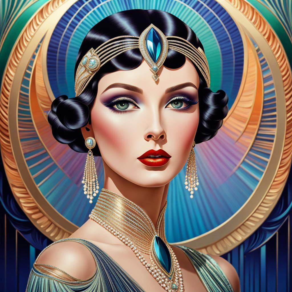 Art Deco Woman