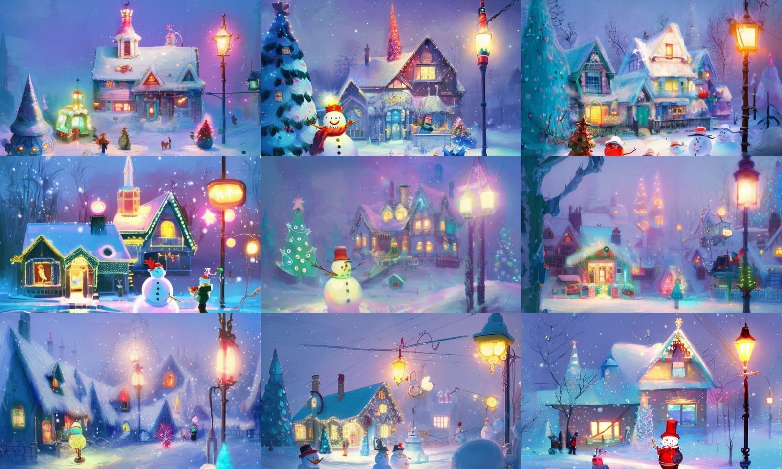 Winter Candyland: A Christmas Fantasy Village