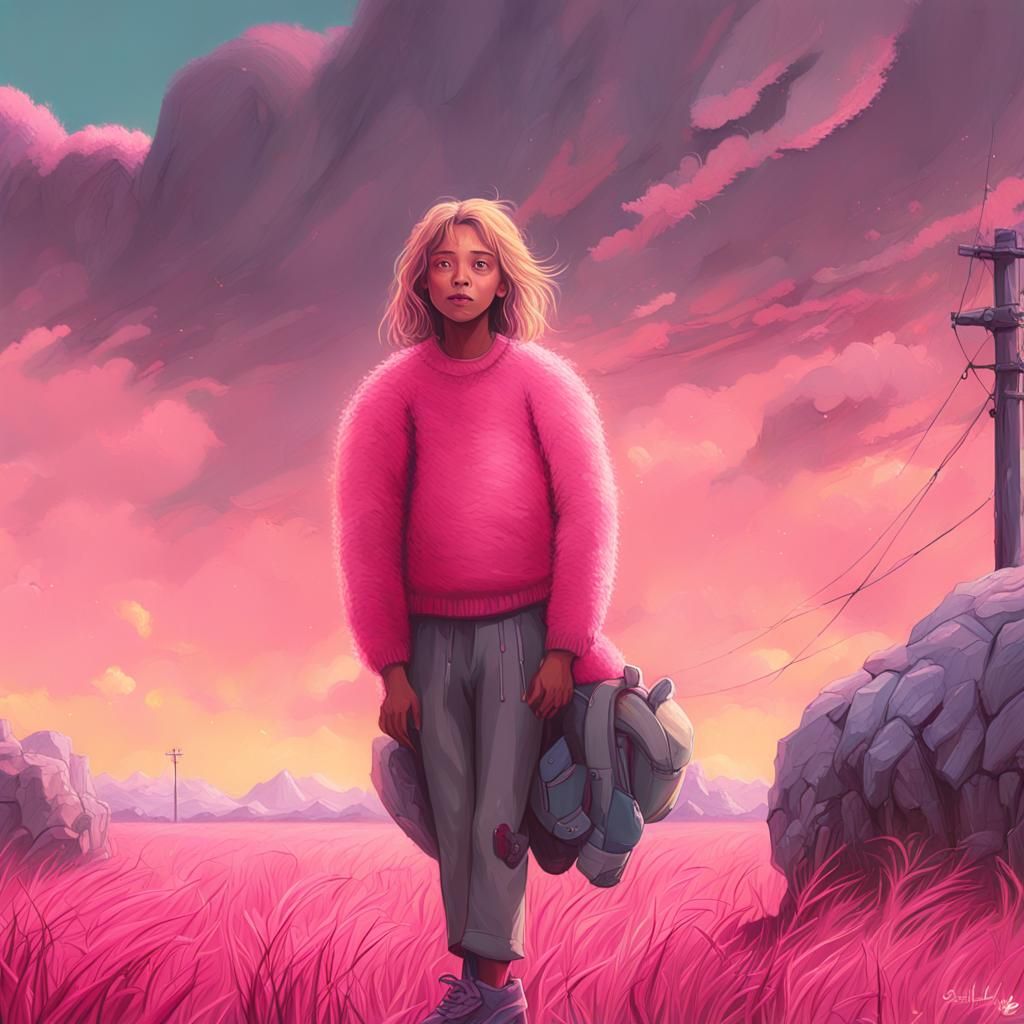 Fantasy Girl Portrait in Detailed Matte Painting Style