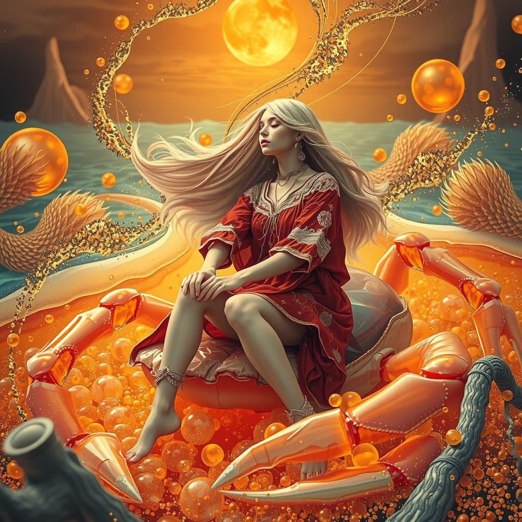 Gummy Crab: Bohemian Woman in Soda Sea