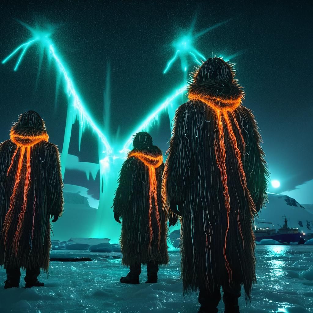 Antarctic City Gathering of Spirit People