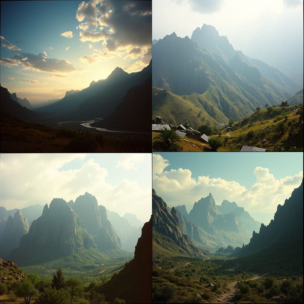 Pristine Earth Landscape: A Cinematic Film Still