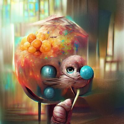 Gumball Portrait in Catherine Opie Style