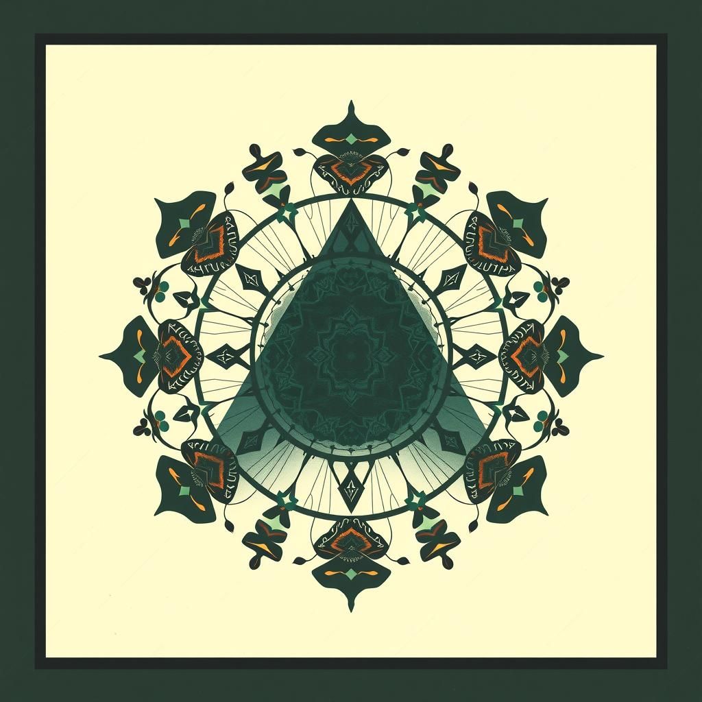 Minimalist Automatism: Symbolic Color Pattern Concepts