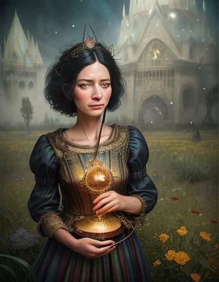 Magical Surreal Biological Prism in Dreamy Style