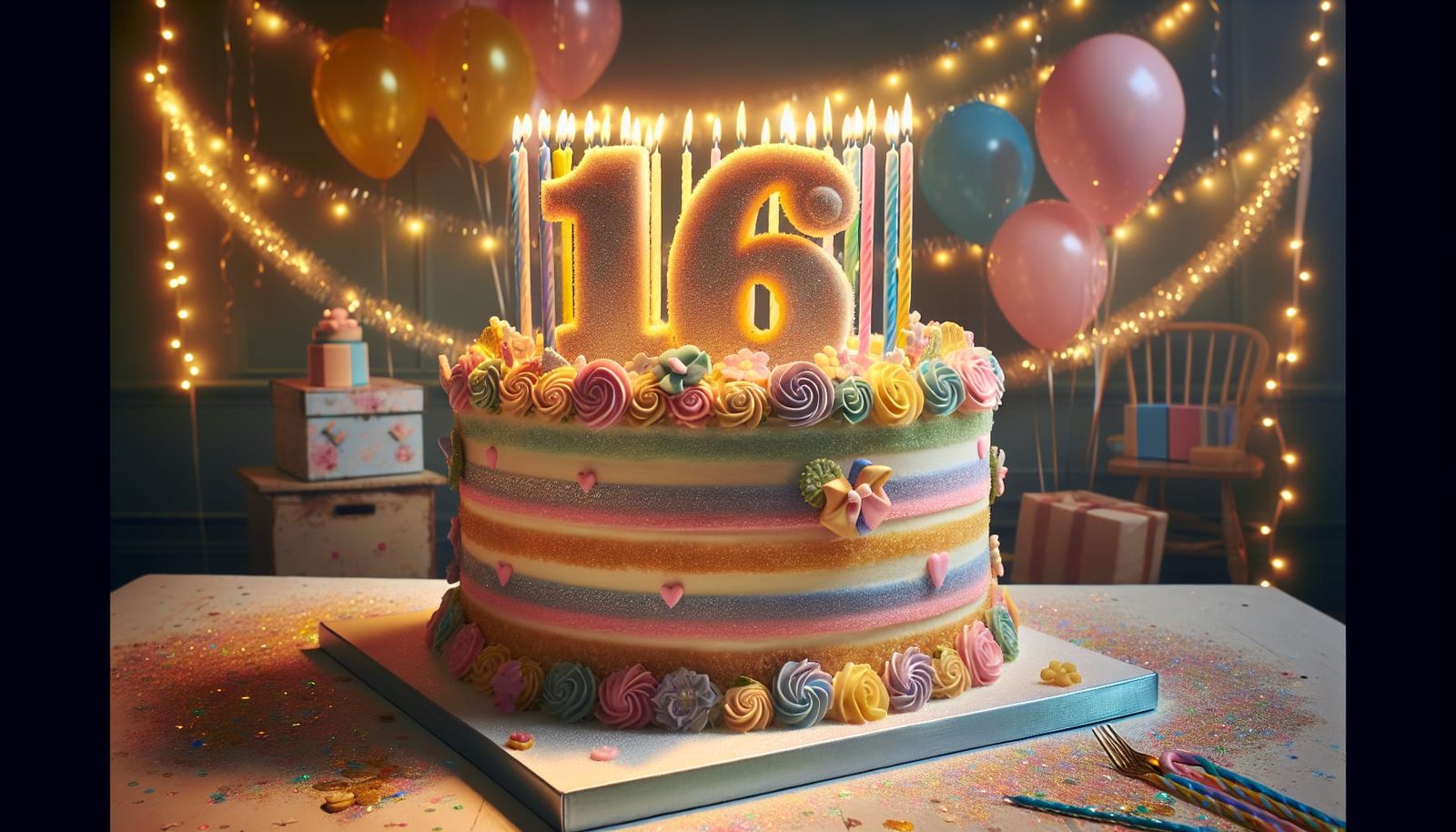 Sweet Sixteen: A Celebration Cake