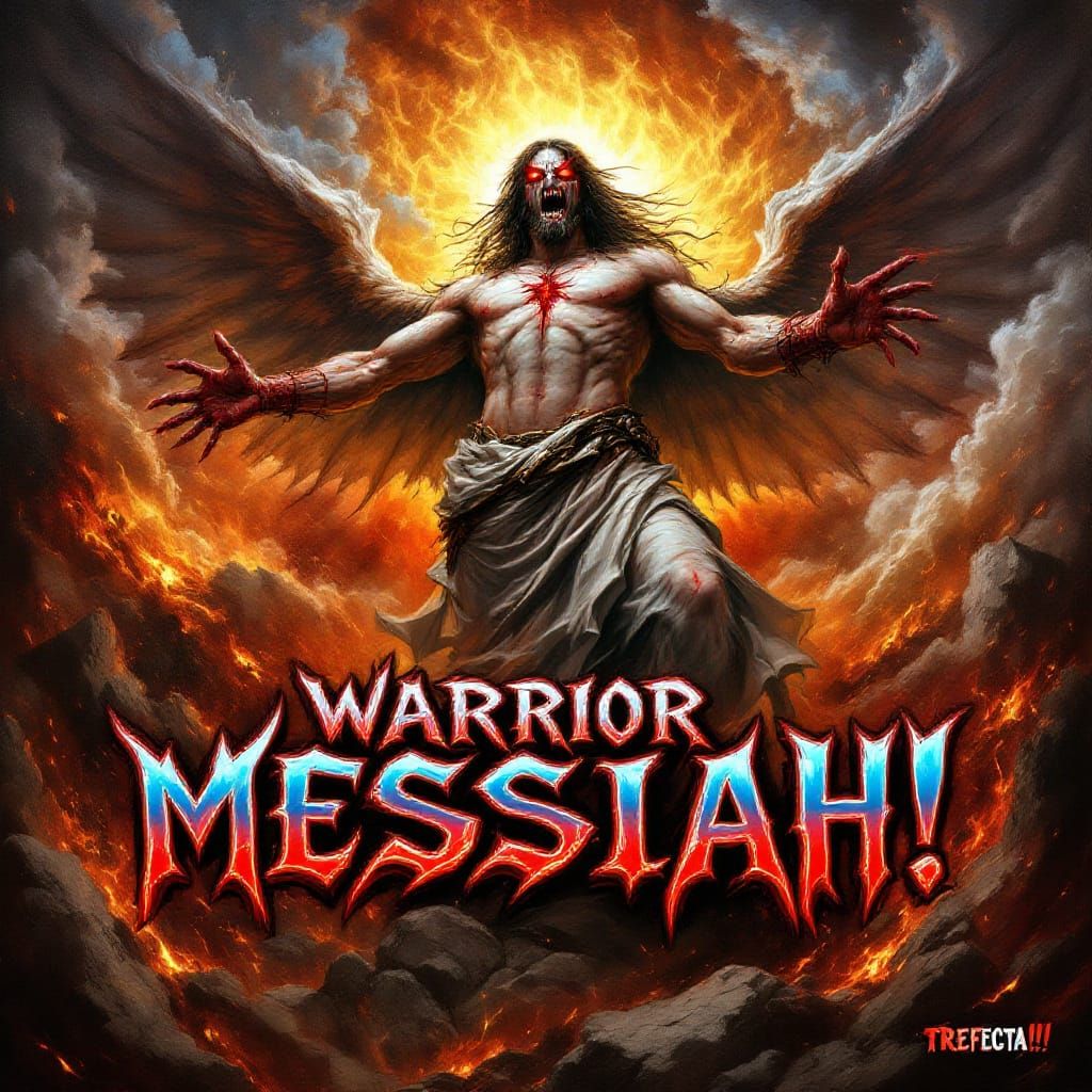 Wrathful Messiah: Heavy Metal Album Art