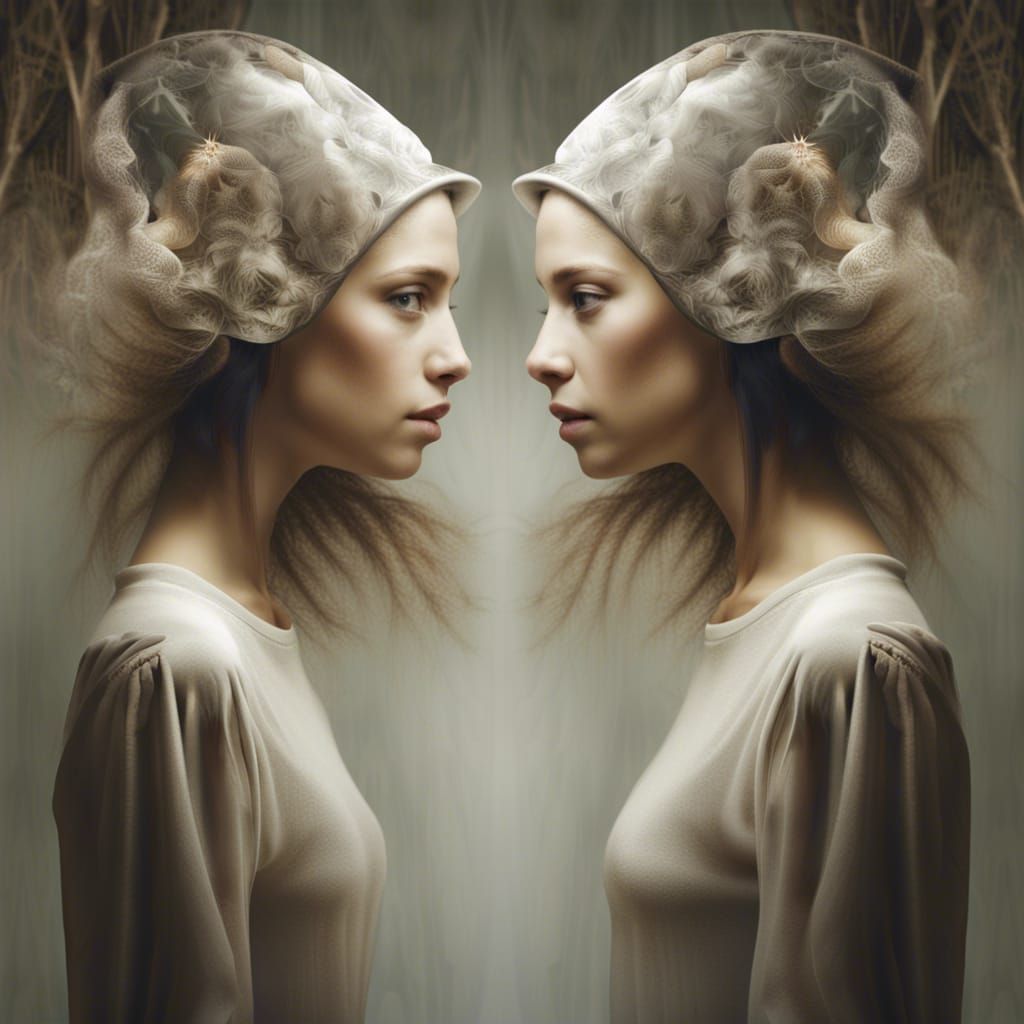 Surreal Mirror Image Exploring Self-Recognition