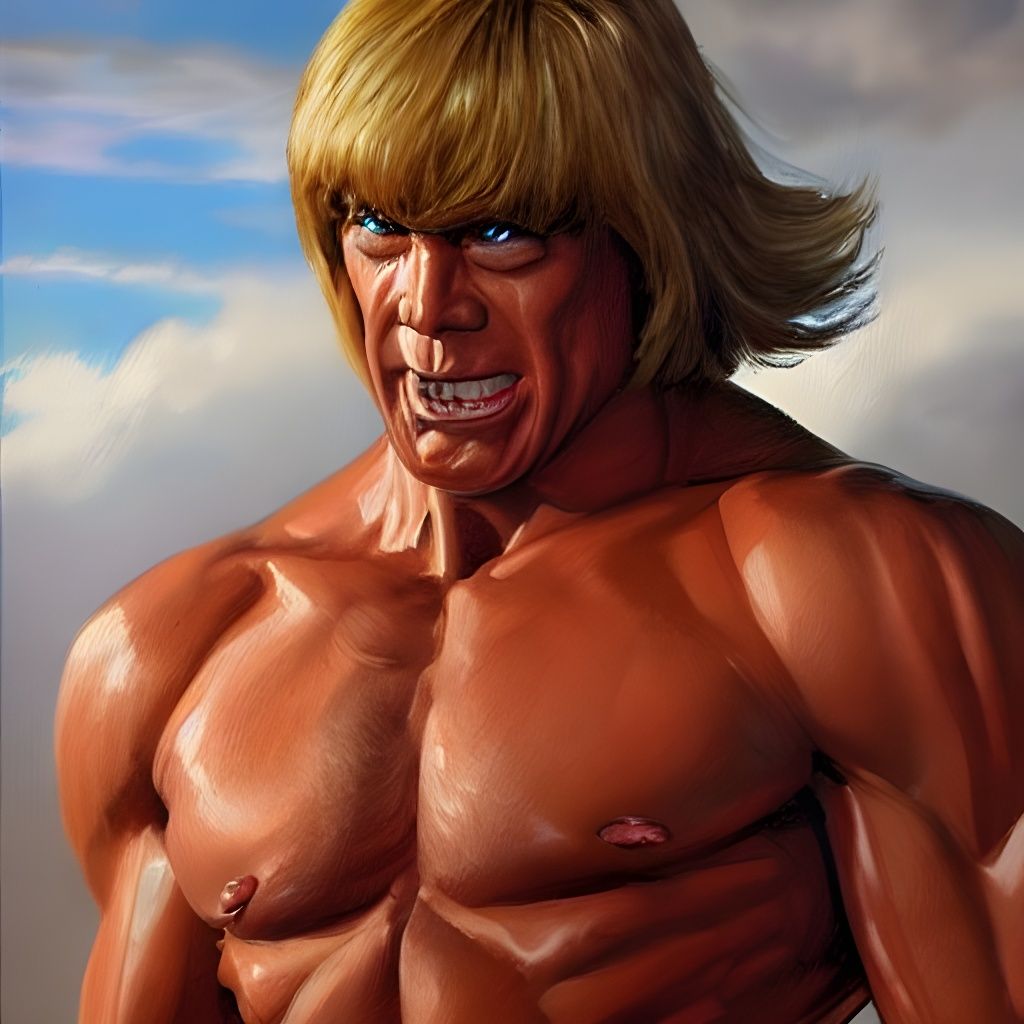 He-Man in Oil Painting Style