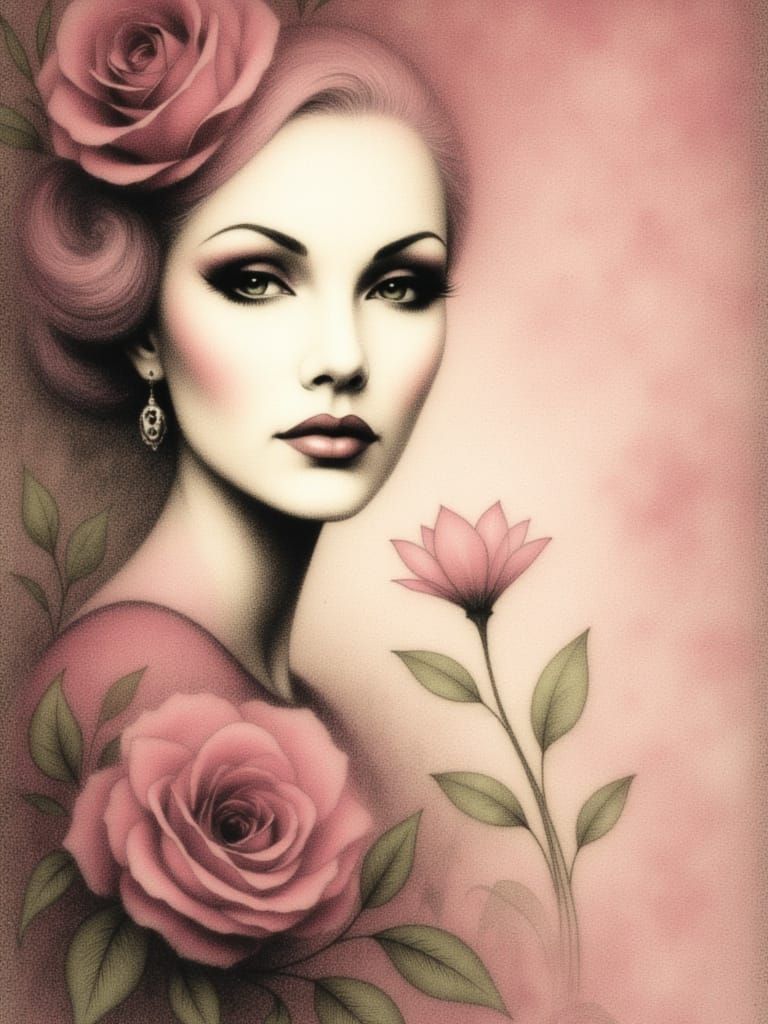 Love Blooms in Heart Flowers