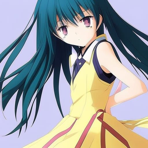 Anime Style Tennis Player in Manga Art