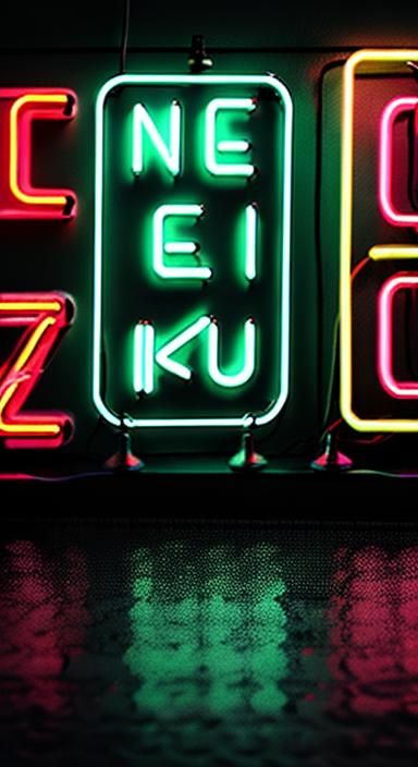 neon signs text Live Girls