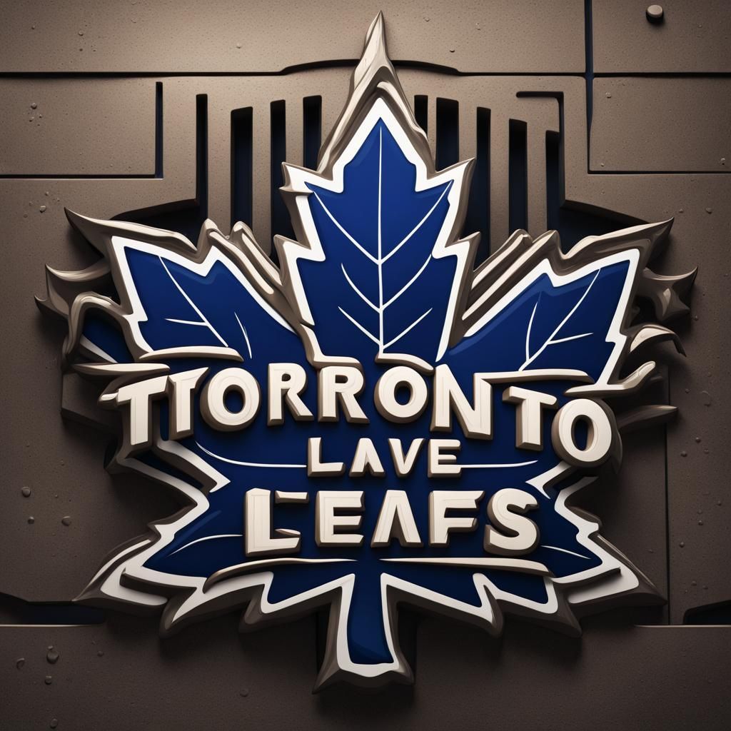 Toronto Maple Leafs Logo: Detailed Matte Painting