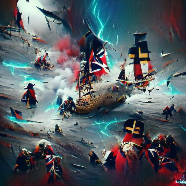 Battle of Trafalgar: Digital Artstation Masterpiece