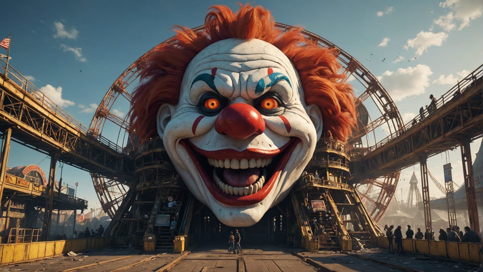 Clown Mouth Gate to Apocalyptic Amusement Park