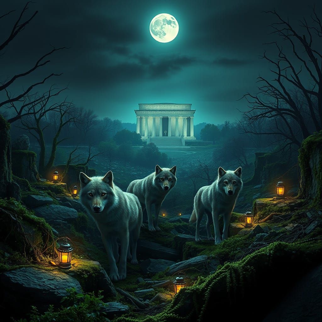 Moonlit Wolves Reclaim Washington DC