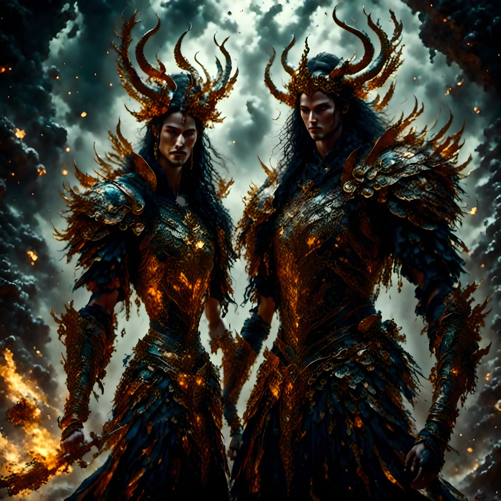 Dark Fantasy Romance: Divine Graffiti Art