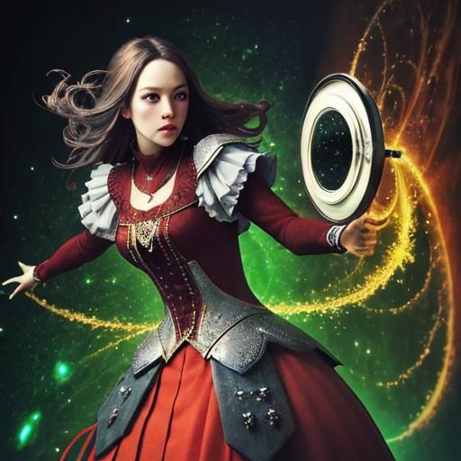 Galactic Mirror Shards in Cubist Surrealism