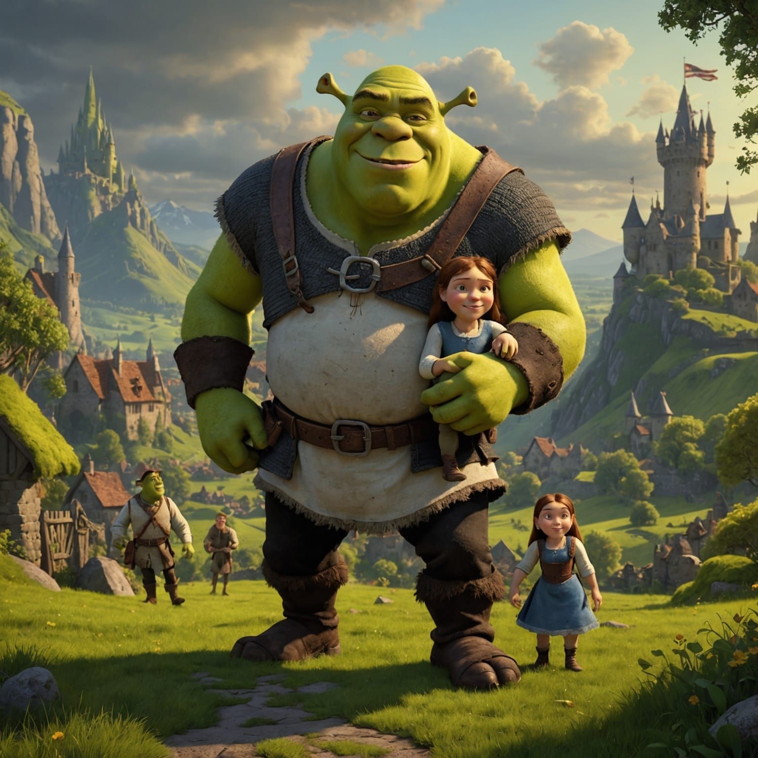 Shrek Rizzing Your Girl: Epic Cinematic Art