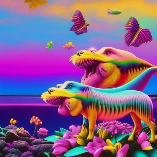 Vibrant Amor Fati in Hyperrealistic Style