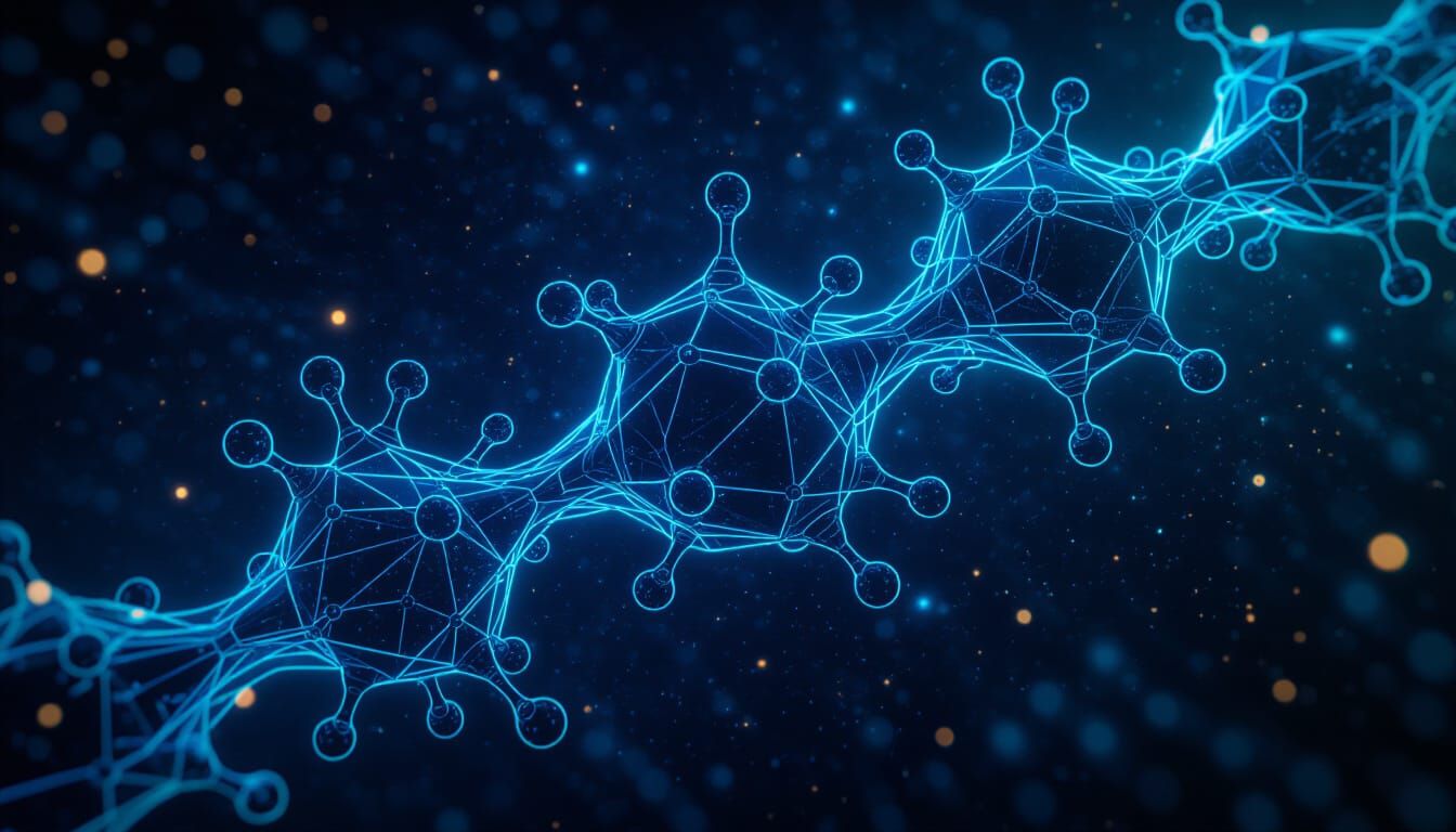 Glowing Molecular Structure in Deep Space