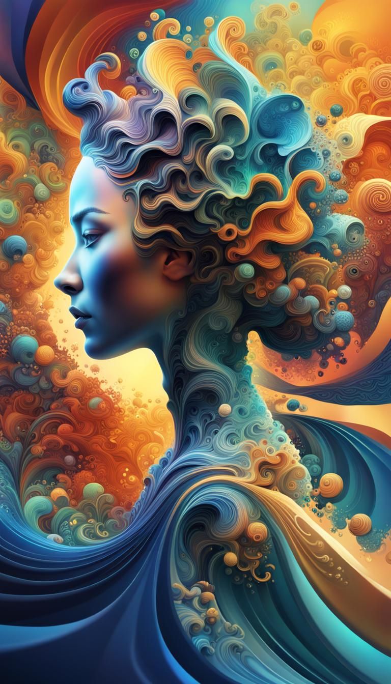 Subconscious Mind Archetypes in Hyperrealistic Splash Art