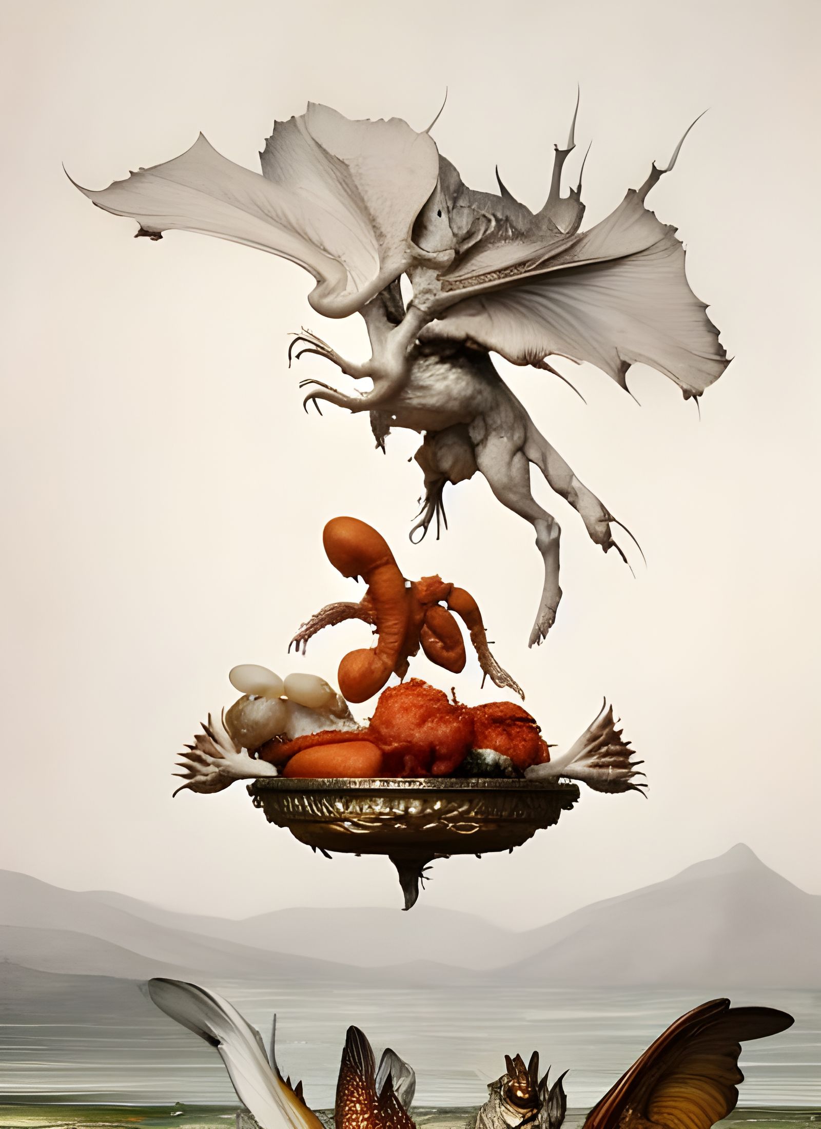 Dragon Delivers Dinner: Hyperreal Restaurant Scene