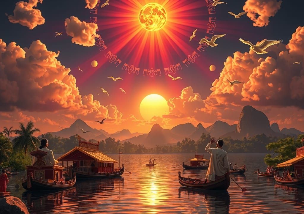 Pre-Adamic Life in Surreal Antediluvian India