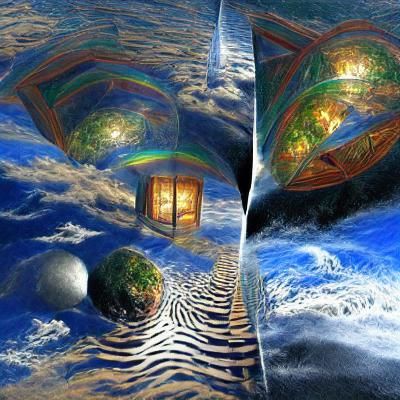 Abstract Visualization of Parallel Worlds