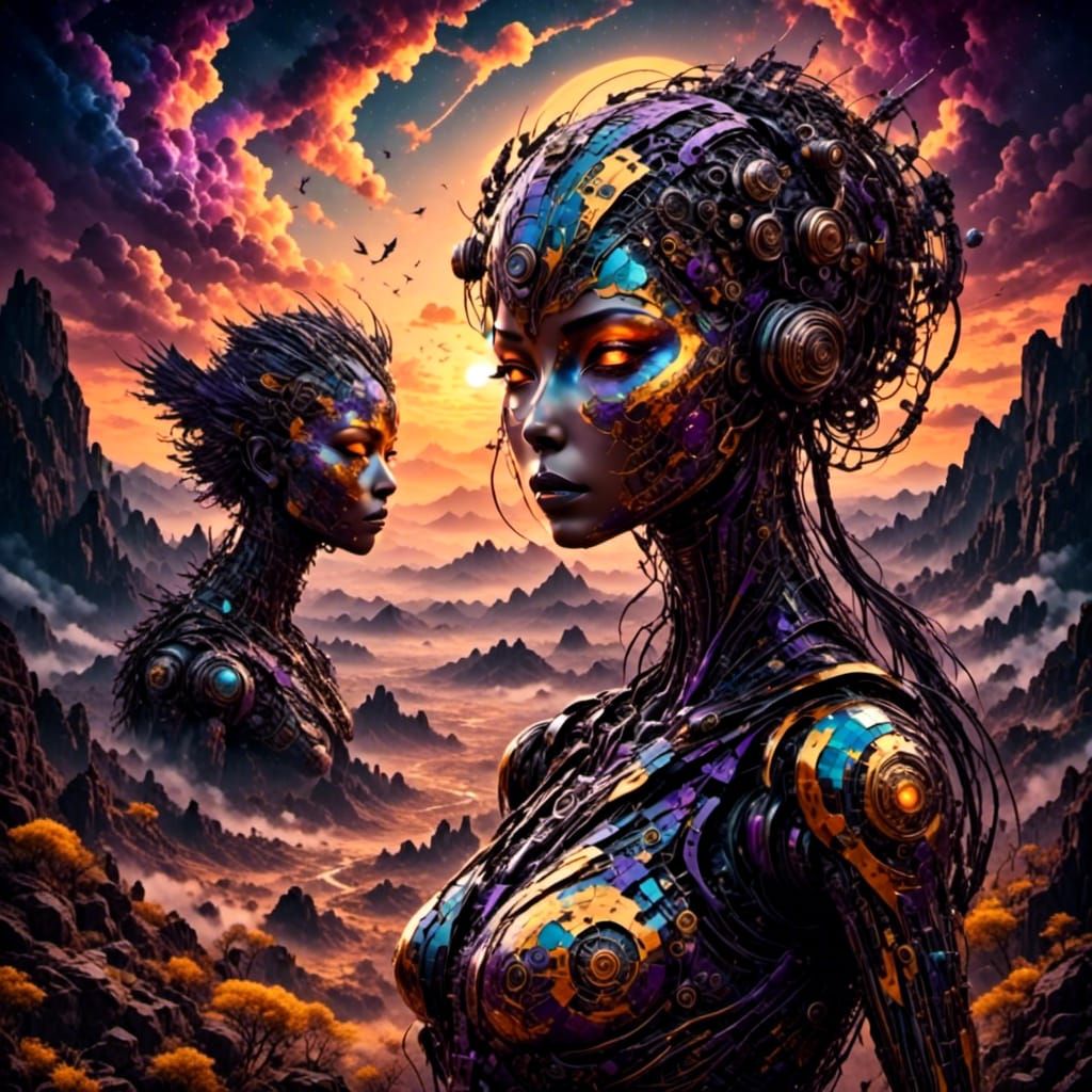 Steampunk Pop Art in Sunshine Style