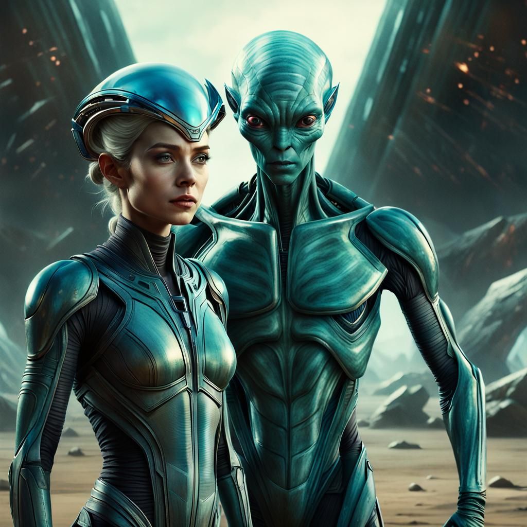 Human Woman and Alien Male: A Bond Across Worlds
