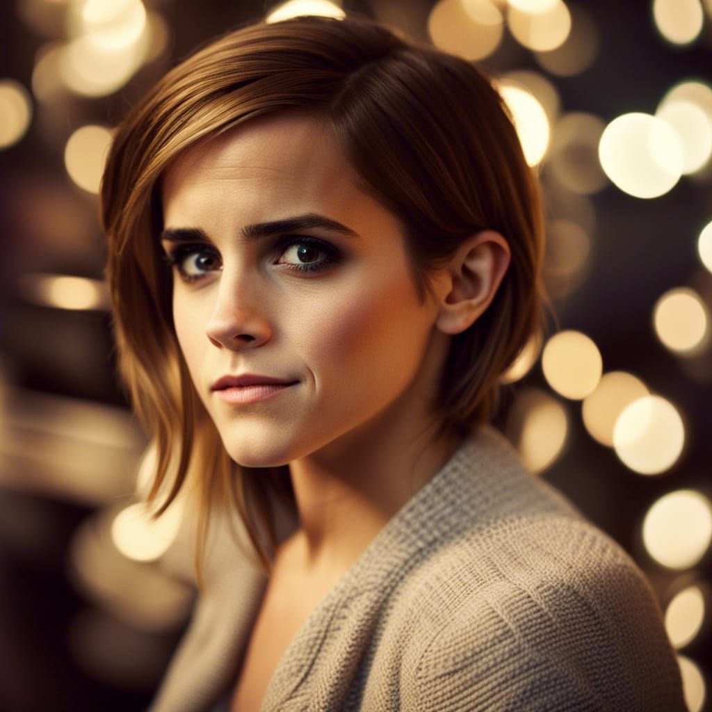 Emma Watson Portrait in Natural Lighting