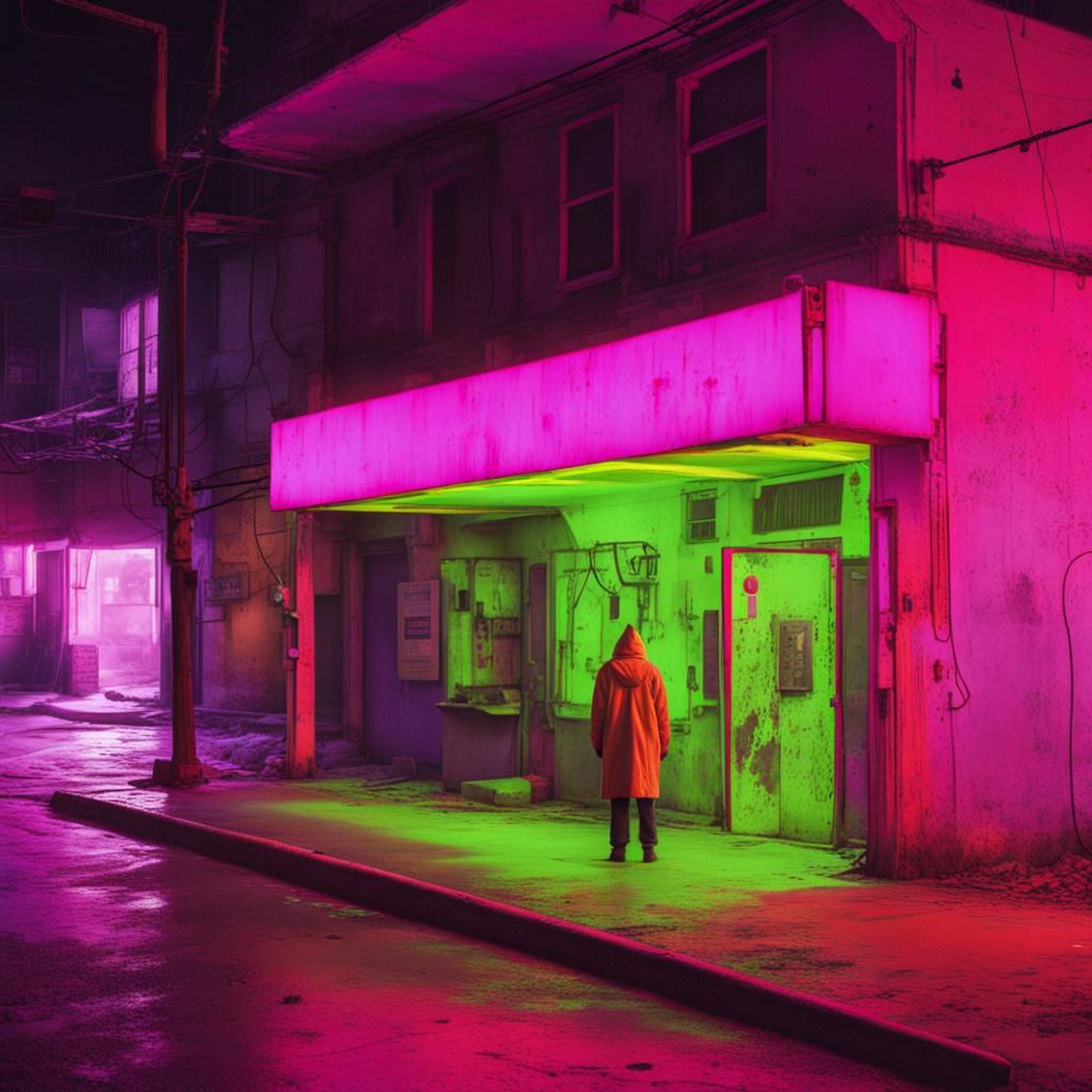 Neon World: Eerie and Unsettling Stillness