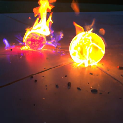 Great Balls of Fire: A Dramatic Image