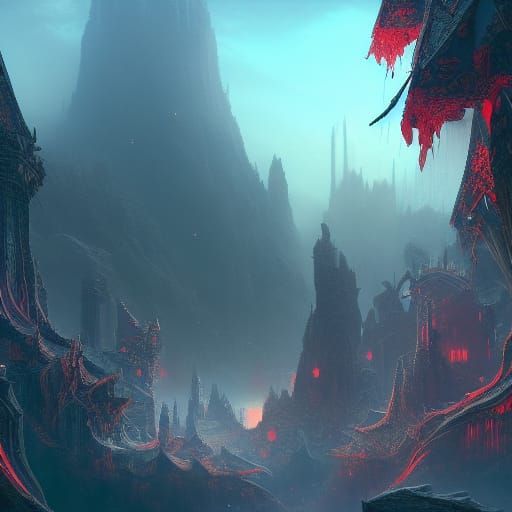 Among Us Fan Art: Detailed Matte Painting