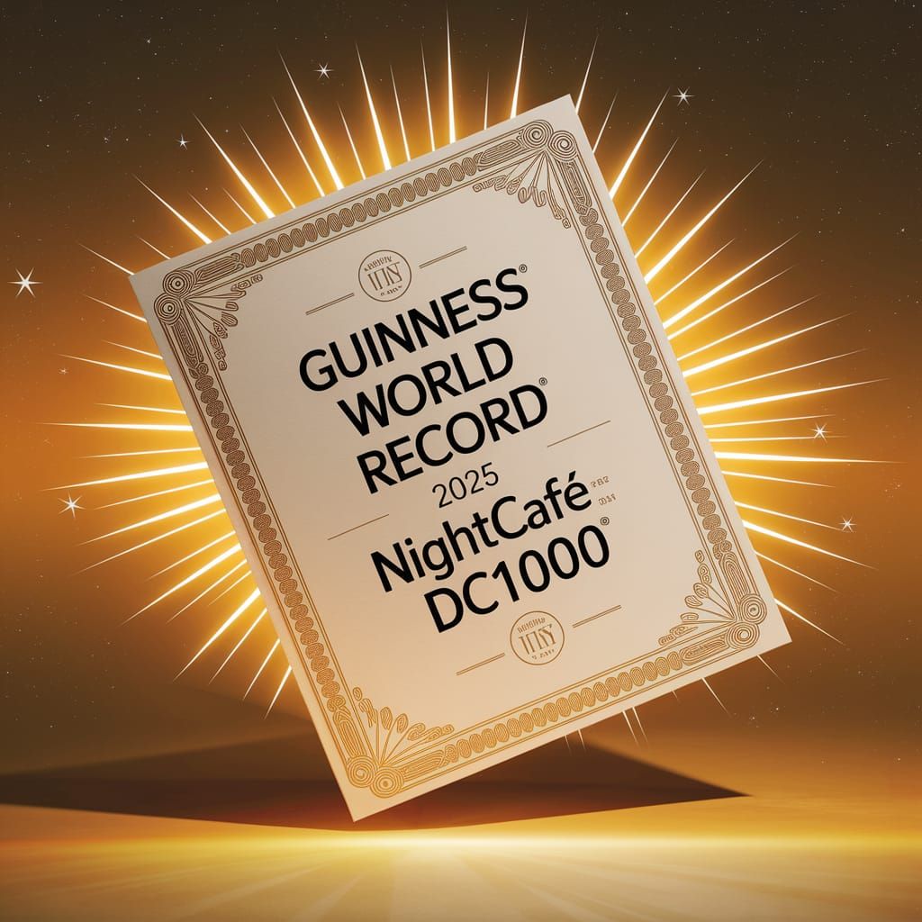 Guinness World Record 2025 Nightcafé DC1000