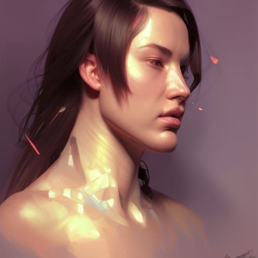 Big Bo Portrait in Hyperdetailed Digital Art Style