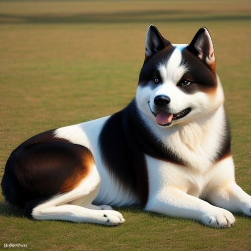 Hyper Realistic Portrait of an Akita