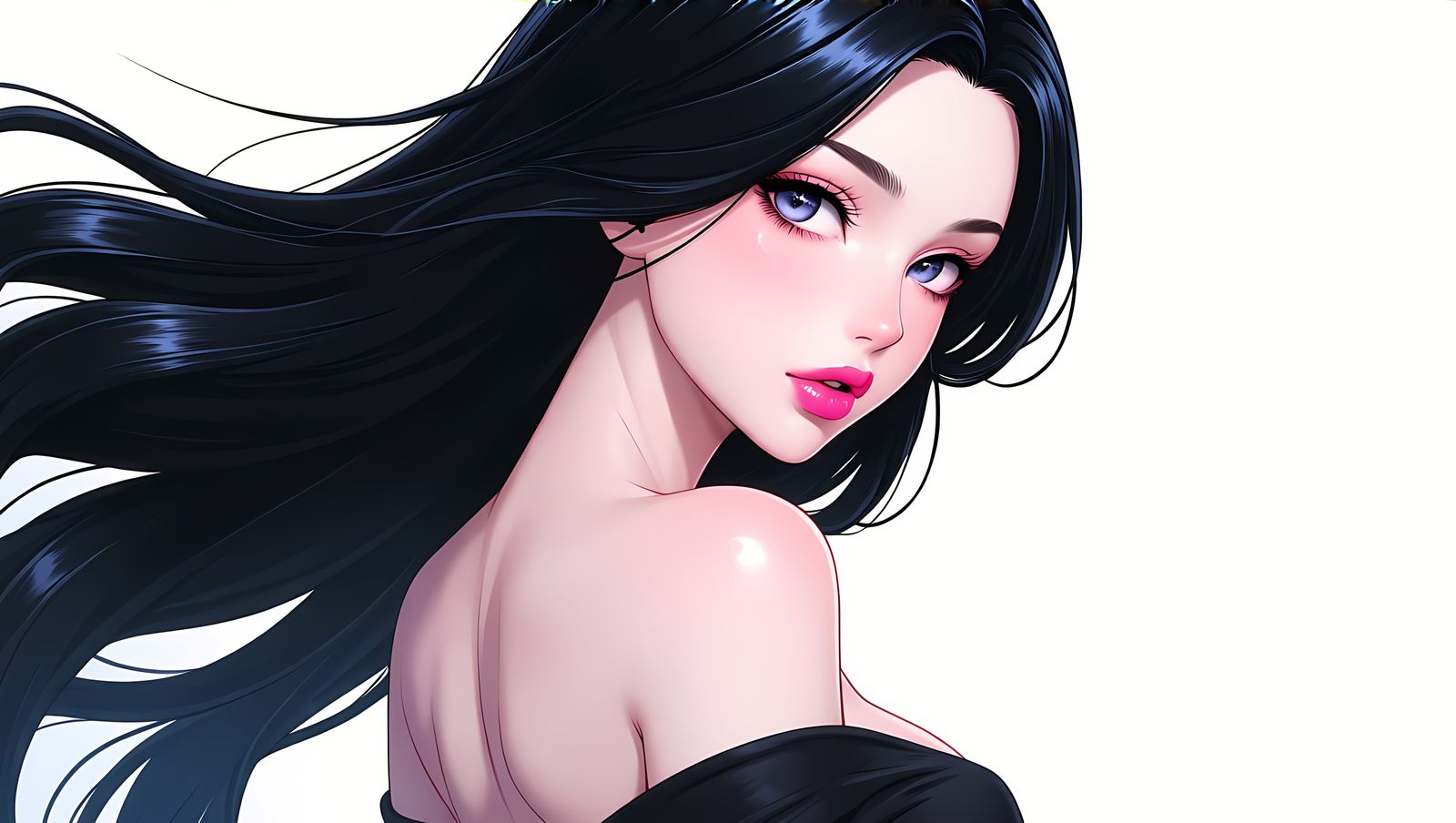 Anime Beauty in Elegant Motion