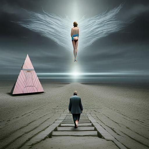 Surreal Sleepwalking Art Inspired by Pink Floyd