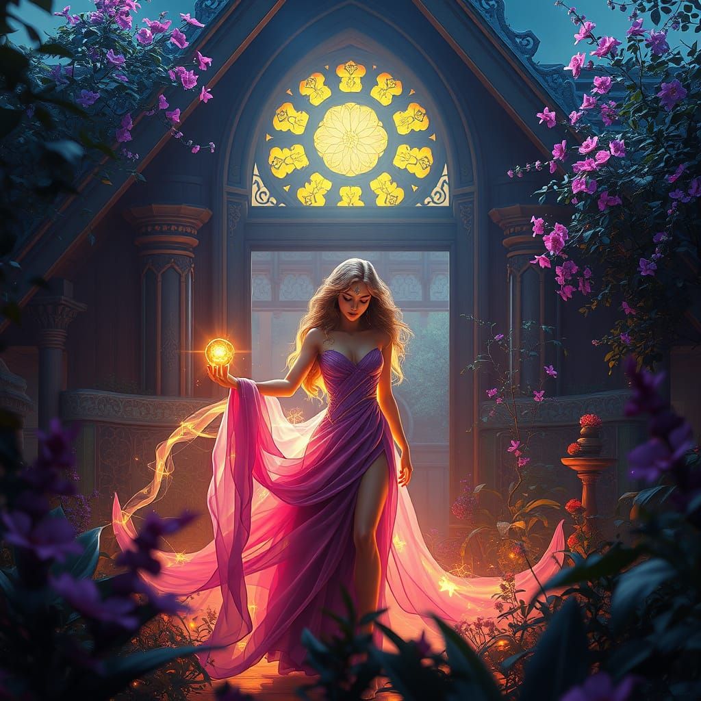 Mystical Beauty Reigns in Enchanted Garden