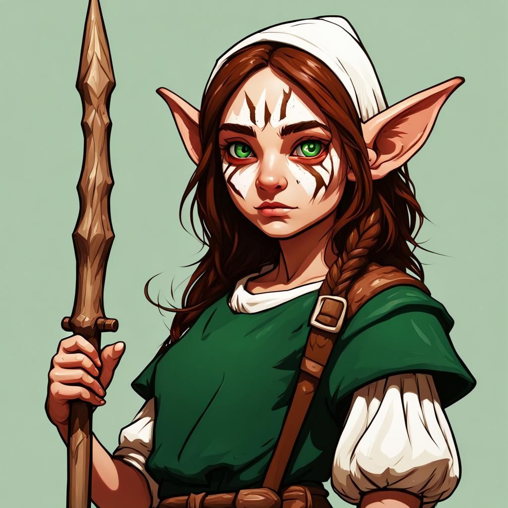 Gnome Wildfire Druid Portrait