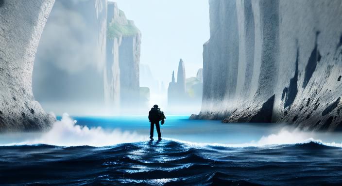 Abstract AI Image Inspired by 'Toward'