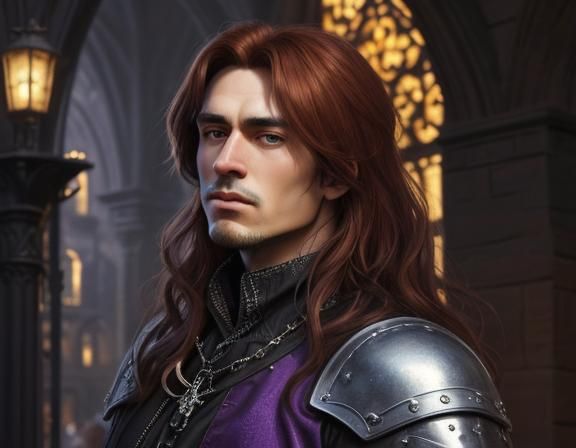 Knight Juggling Orbs: Oil Painting in Blended Styles